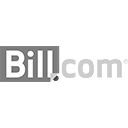 Bill.com logo grayscale