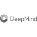 Deep Mind Logo Grayscale